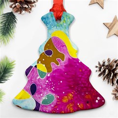 Fabric Rainbow Christmas Tree Ornament (two Sides) by Mariart