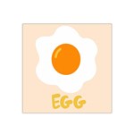 Egg Eating Chicken Omelette Food Satin Bandana Scarf Front