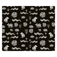 Aztecs Pattern Double Sided Flano Blanket (small)  by ValentinaDesign