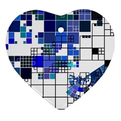 Design Heart Ornament (two Sides) by Nexatart