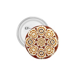 Brown And Tan Abstract 1 75  Buttons by linceazul
