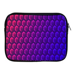 Hexagon Widescreen Purple Pink Apple Ipad 2/3/4 Zipper Cases by Mariart