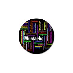 Mustache Golf Ball Marker (4 Pack) by Mariart