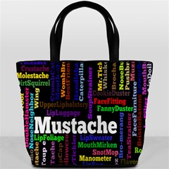 Mustache Bucket Bags by Mariart