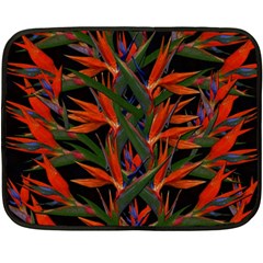 Bird Of Paradise Fleece Blanket (mini) by Valentinaart