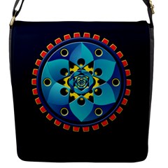Abstract Mechanical Object Flap Messenger Bag (s) by linceazul