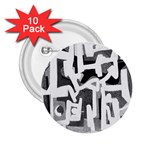 Abstract art 2.25  Buttons (10 pack)  Front