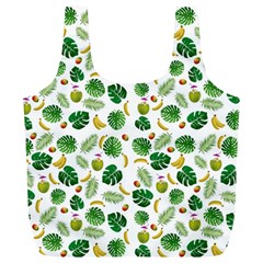 Tropical Pattern Full Print Recycle Bags (l)  by Valentinaart