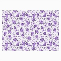 Floral Pattern Large Glasses Cloth by ValentinaDesign