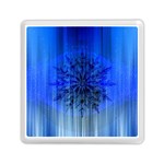 Background Christmas Star Memory Card Reader (Square)  Front