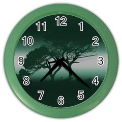 Sunset Color Wall Clocks by Valentinaart