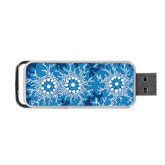 Aboriginal Art – Bushland Dreaming Portable Usb Flash (one Side) by hogartharts