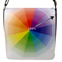 Colour Value Diagram Circle Round Flap Messenger Bag (s) by Mariart
