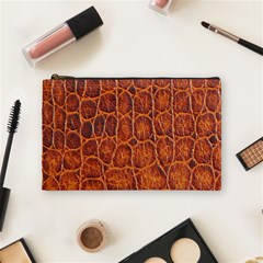 Crocodile Skin Texture Cosmetic Bag (medium)  by BangZart