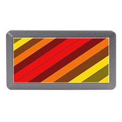 Abstract Bright Stripes Memory Card Reader (mini) by BangZart