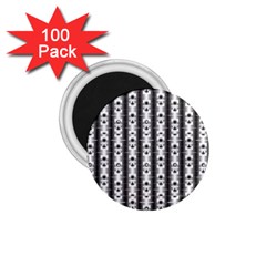 Pattern Background Texture Black 1 75  Magnets (100 Pack)  by BangZart