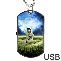 Astronaut Dog Tag Usb Flash (two Sides) by BangZart