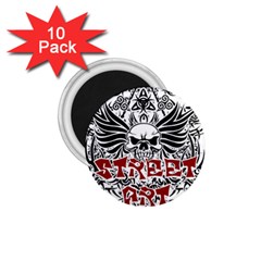Tattoo Tribal Street Art 1 75  Magnets (10 Pack)  by Valentinaart