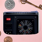 Special Black Power Supply Computer Large Coin Purse Back