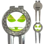 Green Swimsuit 3-in-1 Golf Divots Front