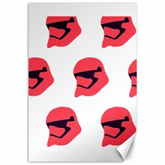 Stormtroper Pattern  Canvas 12  X 18   by paulaoliveiradesign