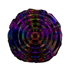 Color In The Round Standard 15  Premium Round Cushions by BangZart