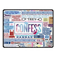 Book Collage Based On Confess Fleece Blanket (small) by BangZart