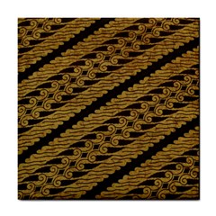 Traditional Art Indonesian Batik Tile Coasters by BangZart