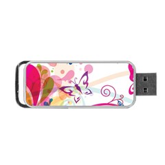 Butterfly Vector Art Portable Usb Flash (two Sides) by BangZart