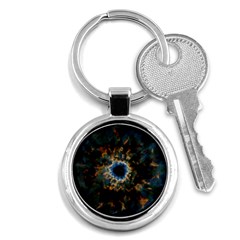 Crazy  Giant Galaxy Nebula Key Chains (round)  by BangZart