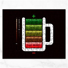 Black Energy Battery Life Rectangular Jigsaw Puzzl by BangZart