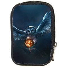 Owl And Fire Ball Compact Camera Cases by BangZart