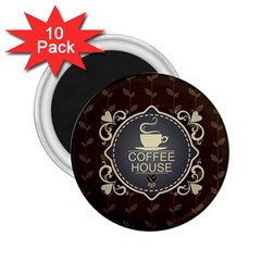Coffee House 2 25  Magnets (10 Pack)  by BangZart