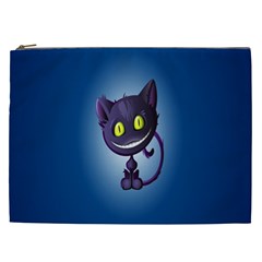 Funny Cute Cat Cosmetic Bag (xxl)  by BangZart
