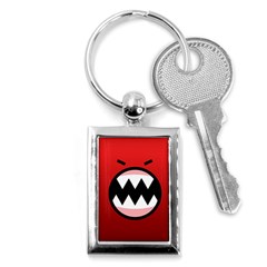 Funny Angry Key Chains (rectangle)  by BangZart