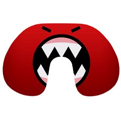 Funny Angry Travel Neck Pillows by BangZart
