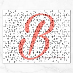 Belicious World  b  In Coral Rectangular Jigsaw Puzzl by beliciousworld