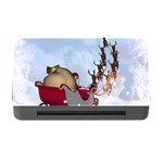 Christmas, Santa Claus With Reindeer Memory Card Reader with CF Front