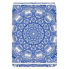 Blue Mandala Art Pattern Flap Covers (s)  by paulaoliveiradesign