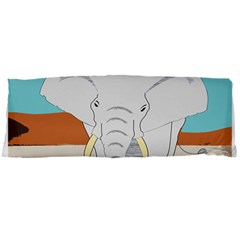 Africa Elephant Animals Animal Body Pillow Case Dakimakura (two Sides) by Nexatart