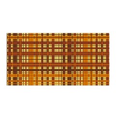 Plaid Pattern Satin Wrap by linceazul