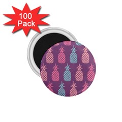 Pineapple Pattern 1 75  Magnets (100 Pack)  by Nexatart