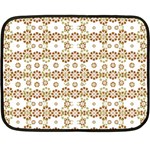 Multicolor Graphic Pattern Double Sided Fleece Blanket (Mini)  35 x27  Blanket Back