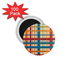 Plaid Pattern 1 75  Magnets (100 Pack)  by linceazul