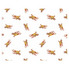 Crabs Photo Collage Pattern Design Double Sided Flano Blanket (medium)  by dflcprints