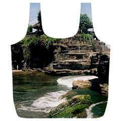 Tanah Lot Bali Indonesia Full Print Recycle Bags (l)  by Nexatart