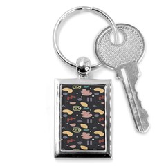 Funky Pattern Polka Wave Chevron Monster Key Chains (rectangle)  by Mariart