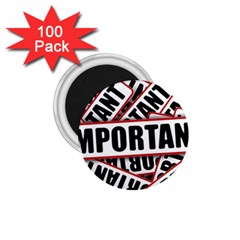 Important Stamp Imprint 1 75  Magnets (100 Pack)  by Nexatart