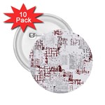 Abstract art 2.25  Buttons (10 pack)  Front