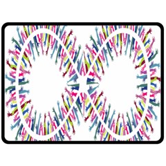 Free Symbol Hands Fleece Blanket (large)  by Mariart